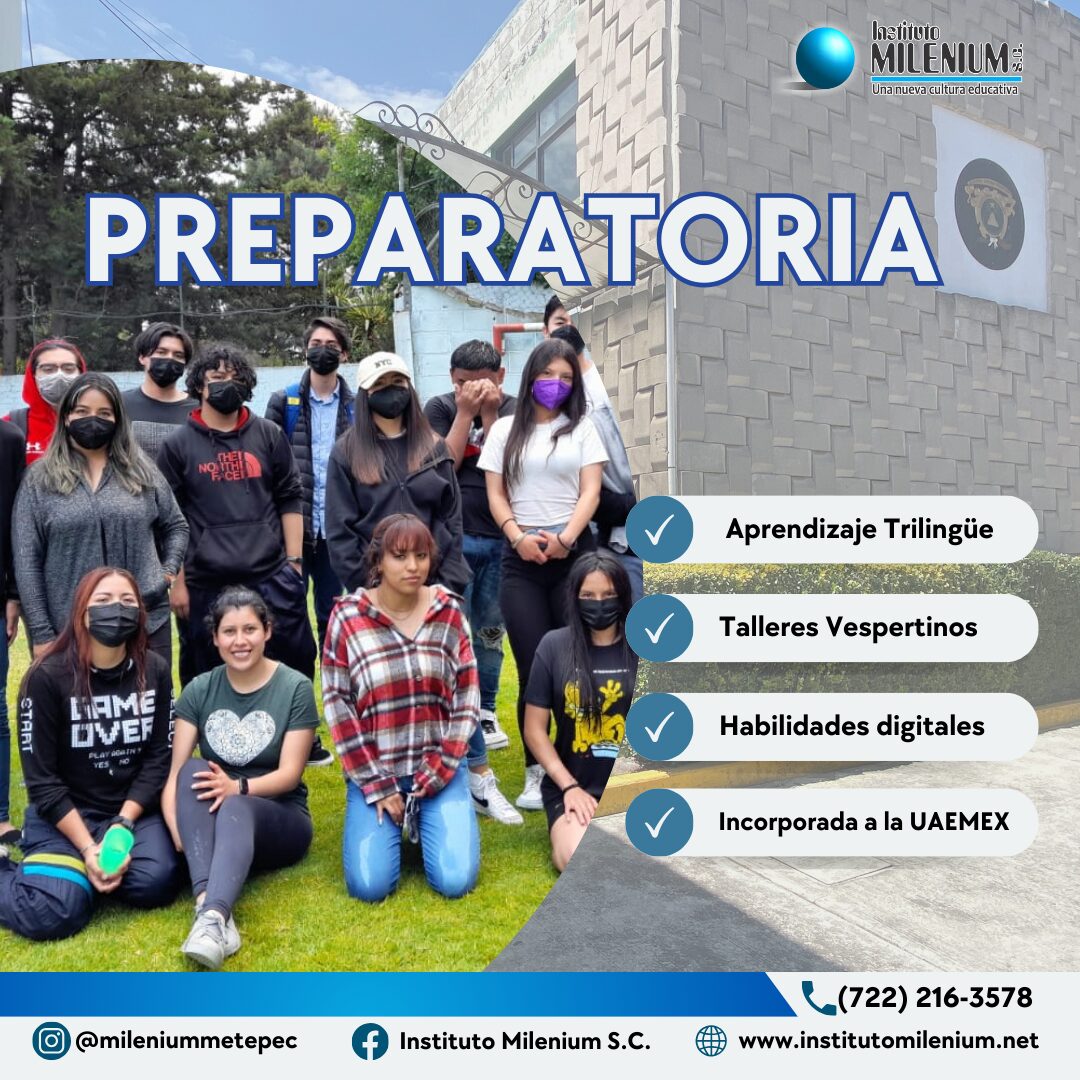Preparatoria Instituto Milenium incorporada a la UAEMex (Clave 109) en Metepec